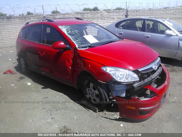 KMHDC8AE4BU126080 - 2011 HYUNDAI ELANTRA TOURING GLS/SE RED photo 1