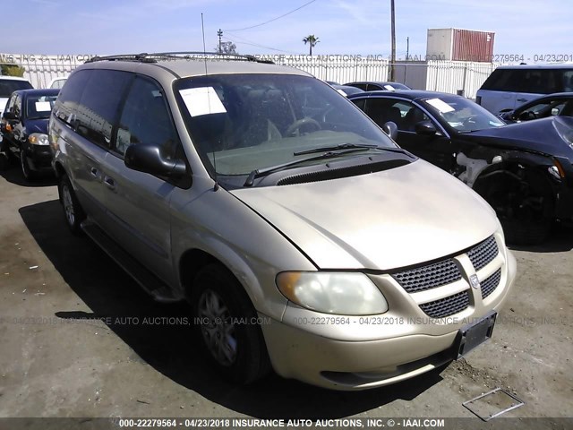 2B8GP44G91R123100 - 2001 DODGE GRAND CARAVAN SPORT GOLD photo 1