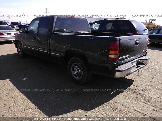 2GCEC19V311315060 - 2001 CHEVROLET SILVERADO C1500 BLACK photo 3