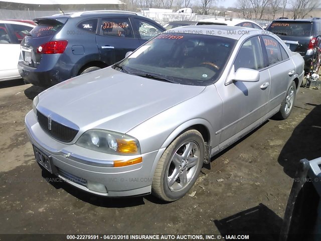 1LNHM87A32Y693571 - 2002 LINCOLN LS SILVER photo 2