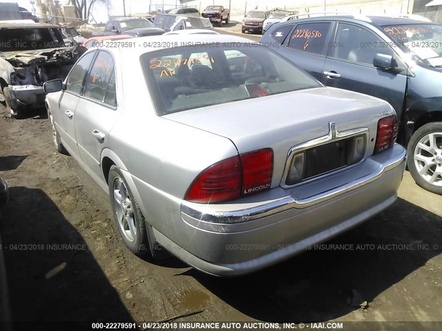 1LNHM87A32Y693571 - 2002 LINCOLN LS SILVER photo 3