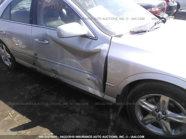 1LNHM87A32Y693571 - 2002 LINCOLN LS SILVER photo 6