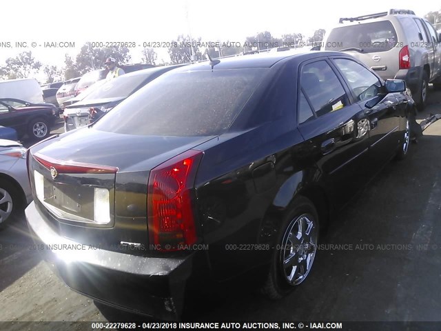 1G6DM57T770131636 - 2007 CADILLAC CTS BLACK photo 4