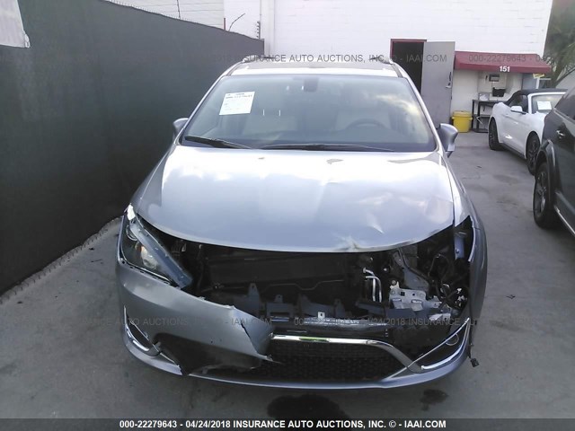 2C4RC1BG4JR123886 - 2018 CHRYSLER PACIFICA TOURING L Արծաթագույն լուսանկար 6