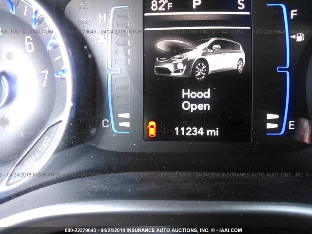 2C4RC1BG4JR123886 - 2018 CHRYSLER PACIFICA TOURING L Արծաթագույն լուսանկար 7