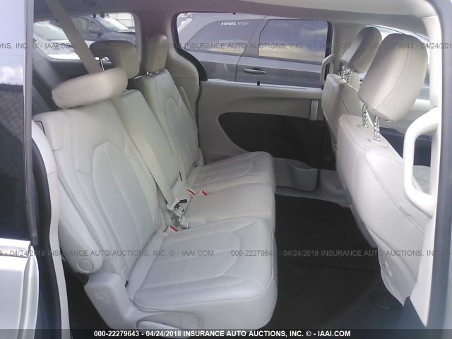 2C4RC1BG4JR123886 - 2018 CHRYSLER PACIFICA TOURING L Արծաթագույն լուսանկար 8
