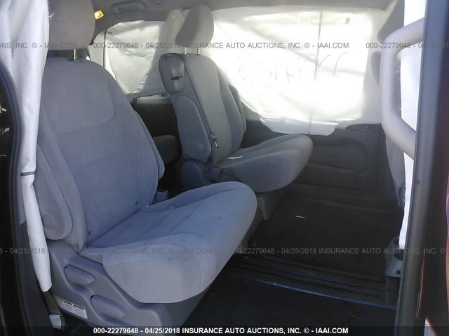 5TDKK3DC4GS711815 - 2016 TOYOTA SIENNA LE მუქწითელი ფოტო 8