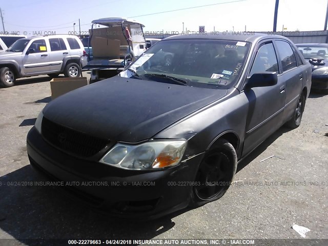 4T1BF28B8YU075991 - 2000 TOYOTA AVALON XL/XLS BLACK photo 2