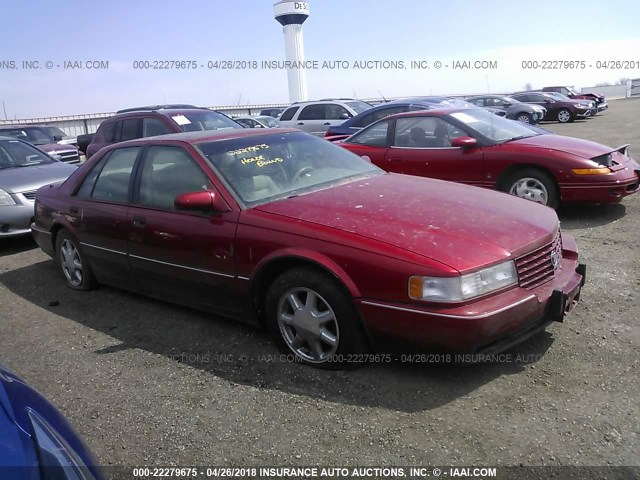 1G6KY5295VU824959 - 1997 CADILLAC SEVILLE STS RED photo 1