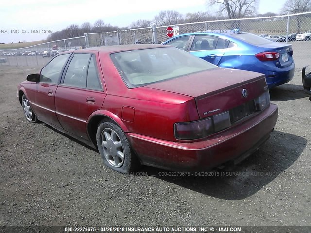 1G6KY5295VU824959 - 1997 CADILLAC SEVILLE STS RED photo 3