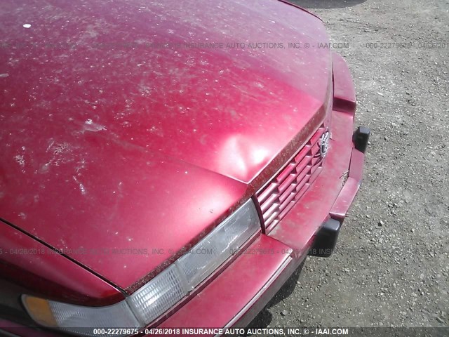 1G6KY5295VU824959 - 1997 CADILLAC SEVILLE STS RED photo 6