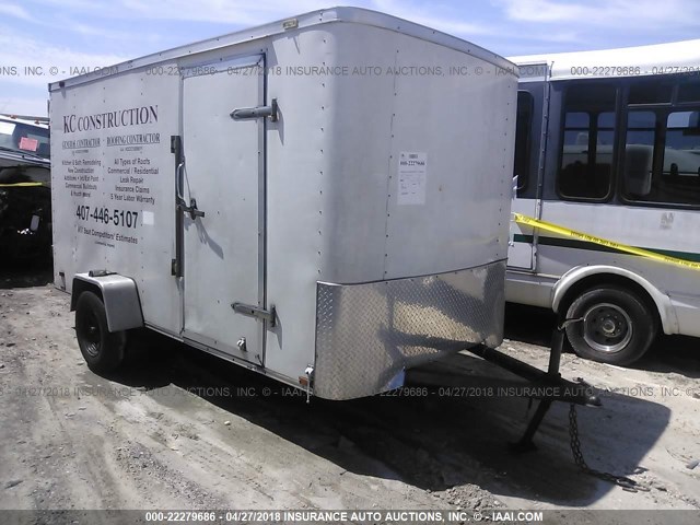 5LBBE181581016905 - 2008 CARGO SOUTH TRAILER  WHITE photo 1