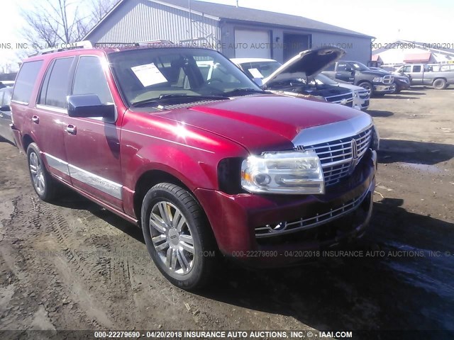5LMFU28507LJ13121 - 2007 LINCOLN NAVIGATOR RED photo 1
