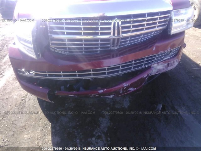 5LMFU28507LJ13121 - 2007 LINCOLN NAVIGATOR RED photo 6