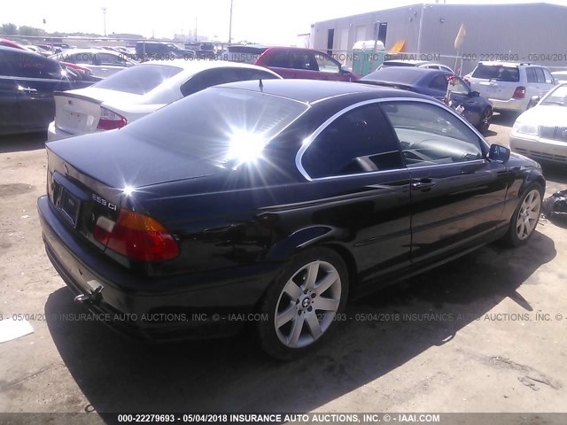 WBABM3343YJN80988 - 2000 BMW 323 CI BLACK photo 4