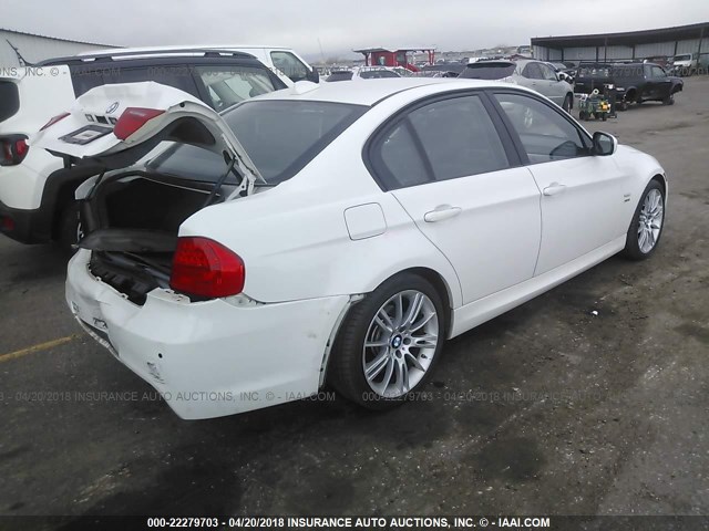 WBAPK7C55BA821467 - 2011 BMW 328 XI WHITE photo 4