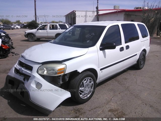 1GNDV23W48D207114 - 2008 CHEVROLET UPLANDER LS WHITE photo 2
