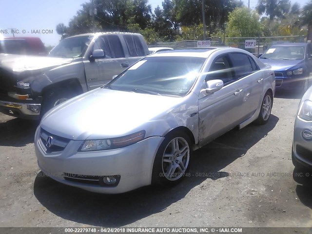 19UUA66258A039393 - 2008 ACURA TL SILVER photo 2