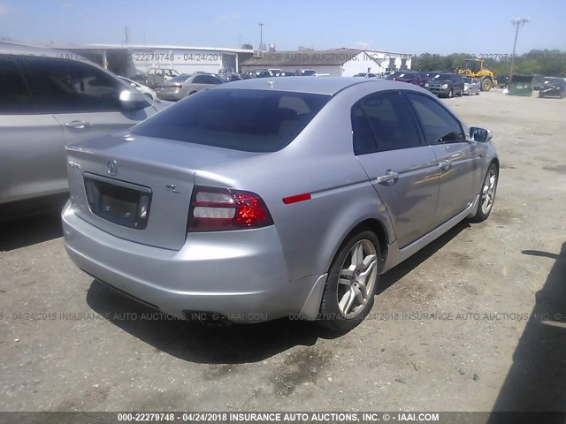 19UUA66258A039393 - 2008 ACURA TL SILVER photo 4