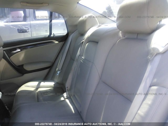 19UUA66258A039393 - 2008 ACURA TL SILVER photo 8