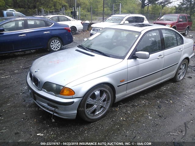 WBAAM3330XCA83793 - 1999 BMW 323 I AUTOMATIC SILVER photo 2