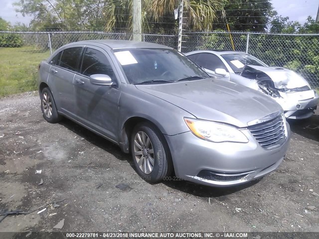 1C3CCBBB8DN525450 - 2013 CHRYSLER 200 TOURING SILVER photo 1