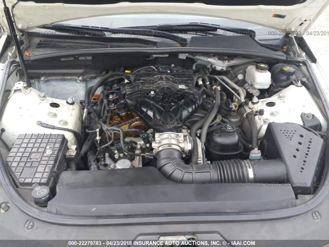 1G6DJ5EY7B0148761 - 2011 CADILLAC CTS PERFORMANCE COLLECTION Белый фото 10