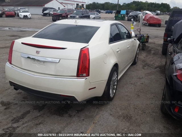 1G6DJ5EY7B0148761 - 2011 CADILLAC CTS PERFORMANCE COLLECTION Белый фото 4