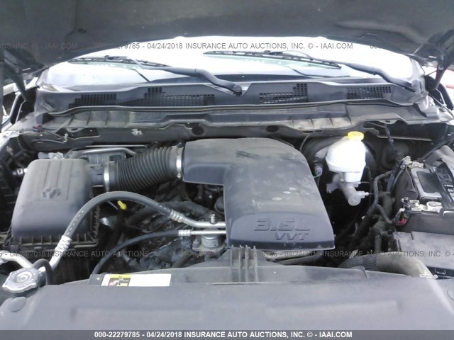 1C6RR6FG7DS592308 - 2013 RAM 1500 ST GRAY photo 10