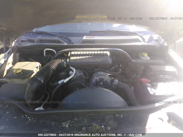 1J8HH48K26C167498 - 2006 JEEP COMMANDER GOLD photo 10