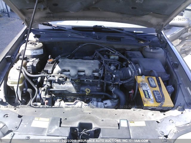 1G1NE52M7X6125596 - 1999 CHEVROLET MALIBU LS 灰色 照片 10