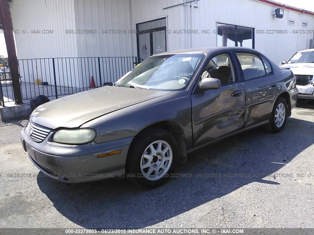 1G1NE52M7X6125596 - 1999 CHEVROLET MALIBU LS 灰色 照片 2