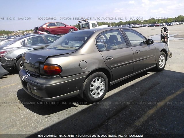 1G1NE52M7X6125596 - 1999 CHEVROLET MALIBU LS 灰色 照片 4