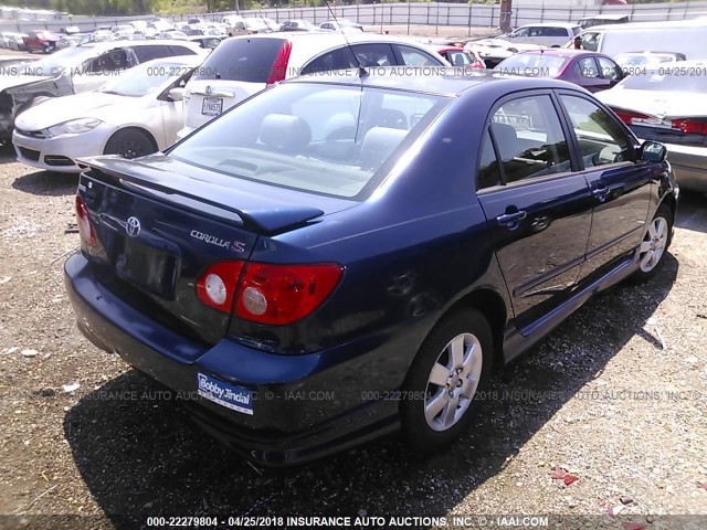 2T1BR32E95C448565 - 2005 TOYOTA COROLLA CE/LE/S Dark Blue photo 4