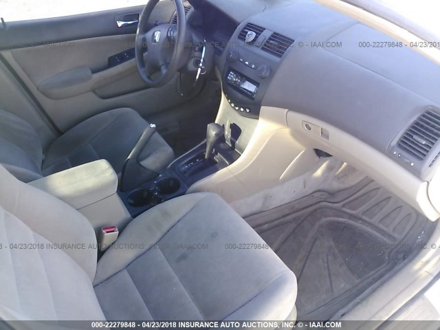 1HGCM56383A128793 - 2003 HONDA ACCORD LX WHITE photo 5