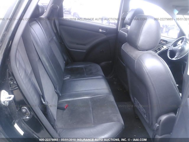 2T1KR32EX3C139510 - 2003 TOYOTA COROLLA MATRIX XR BLACK photo 8