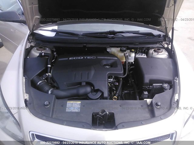 1G1ZB5EB0AF139495 - 2010 CHEVROLET MALIBU LS ოქროსფერი ფოტო 10