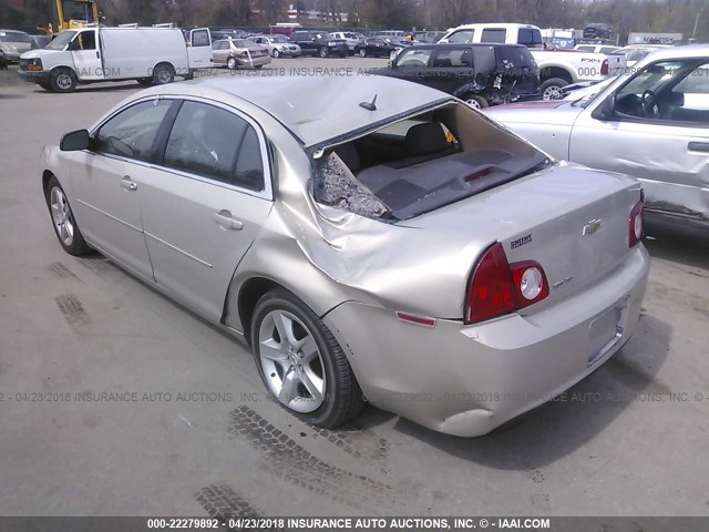 1G1ZB5EB0AF139495 - 2010 CHEVROLET MALIBU LS ოქროსფერი ფოტო 3
