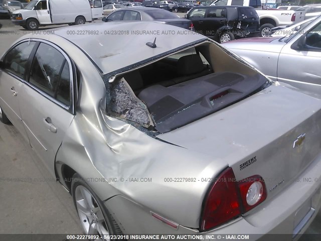 1G1ZB5EB0AF139495 - 2010 CHEVROLET MALIBU LS ოქროსფერი ფოტო 6