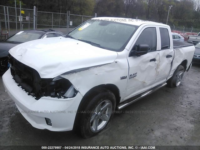 1C6RR7FT2HS509148 - 2017 RAM 1500 ST WHITE photo 2