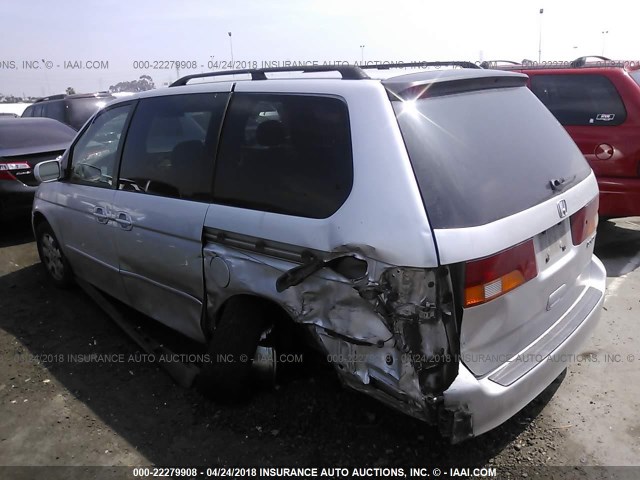 5FNRL18093B034789 - 2003 HONDA ODYSSEY EXL WHITE photo 3