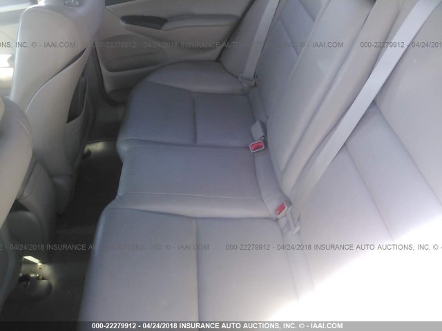 19XFA16989E007916 - 2009 HONDA CIVIC EXL GRAY photo 8