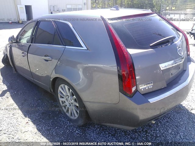 1G6DE8E5XC0141297 - 2012 CADILLAC CTS LUXURY COLLECTION GOLD photo 3