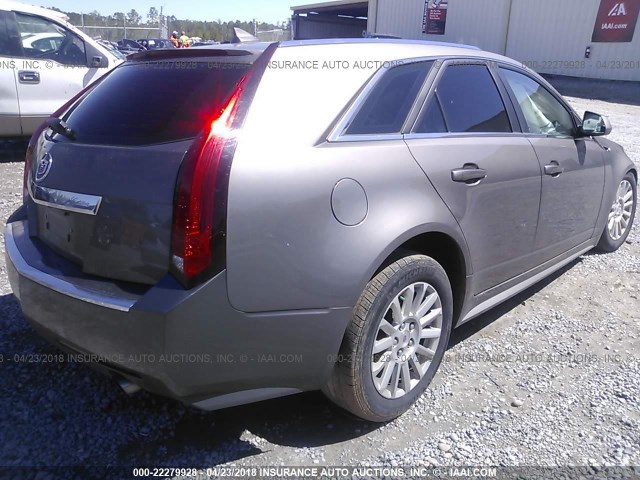 1G6DE8E5XC0141297 - 2012 CADILLAC CTS LUXURY COLLECTION GOLD photo 4