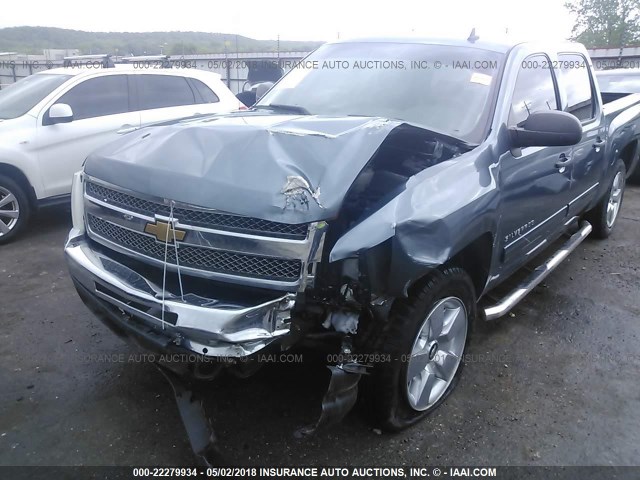 3GCPKSE75CG161132 - 2012 CHEVROLET SILVERADO K1500 LT BLUE photo 6