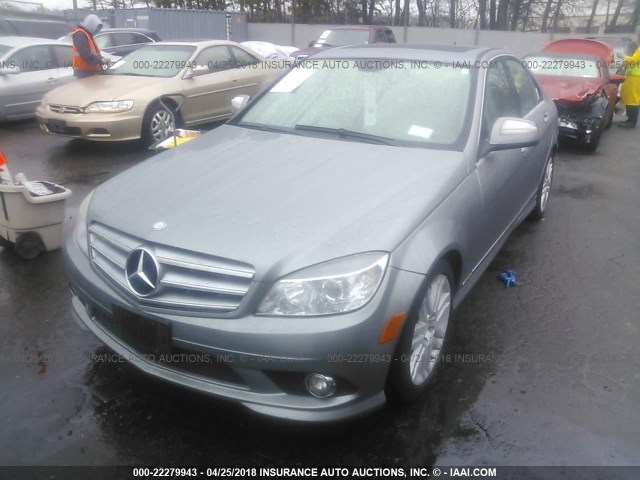 WDDGF81X98F104105 - 2008 MERCEDES-BENZ C 300 4MATIC GRAY photo 2