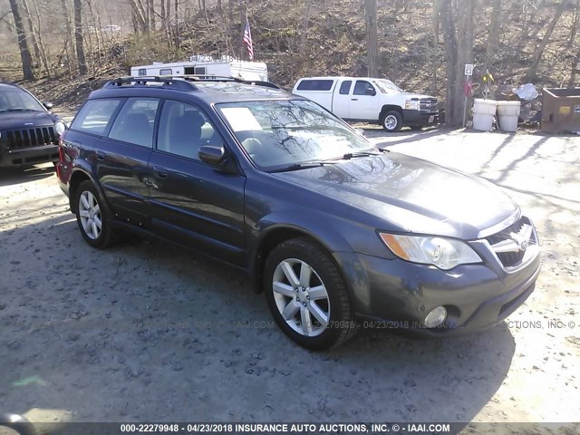 4S4BP62C787344938 - 2008 SUBARU OUTBACK 2.5I LIMITED GRAY photo 1