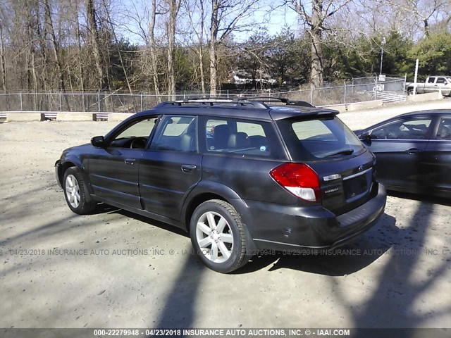 4S4BP62C787344938 - 2008 SUBARU OUTBACK 2.5I LIMITED GRAY photo 3