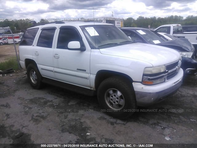 1GNEK13Z83R301994 - 2003 CHEVROLET TAHOE K1500 WHITE photo 1