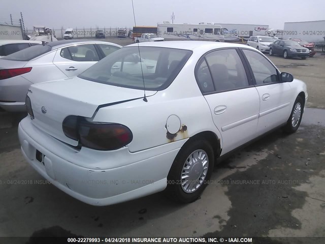 1G1ND52J42M663895 - 2002 CHEVROLET MALIBU WHITE photo 4